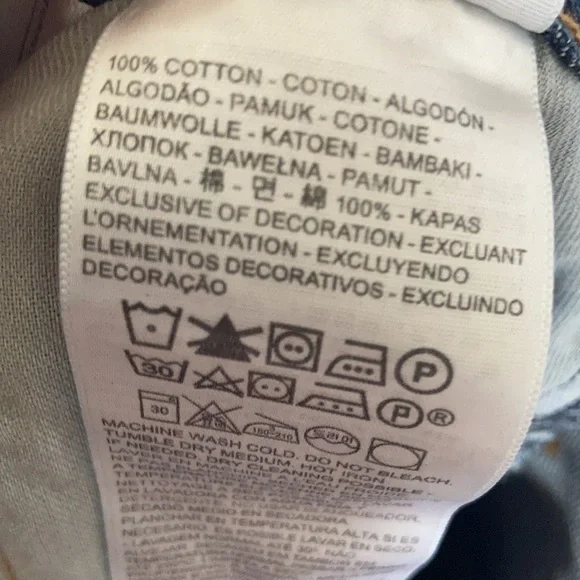 Relisted Levi’s 550 relaxed jean loose through thigh tapered leg cotton 38 46 50 - Picture 14 of 17